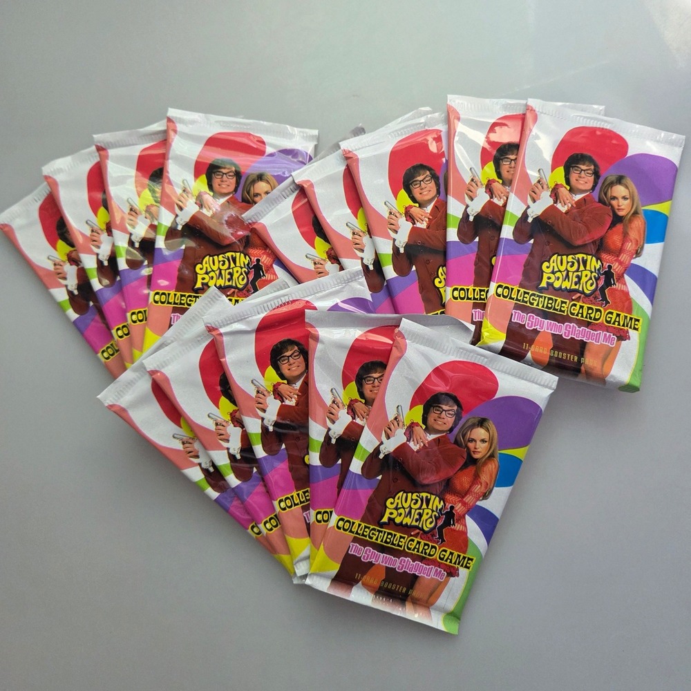 Austin Powers The Spy Who Shagged Me CCG Trading Card 14 Booster Packs